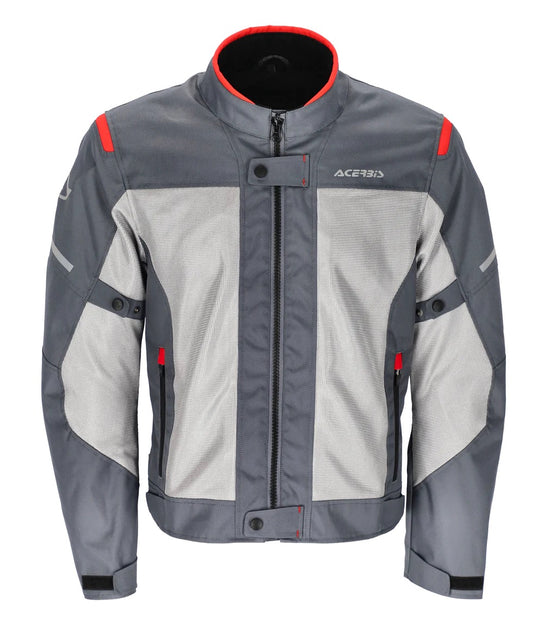 ACERBIS RAMSEY CE VENTED 2.0 JACKET-GRY/RED